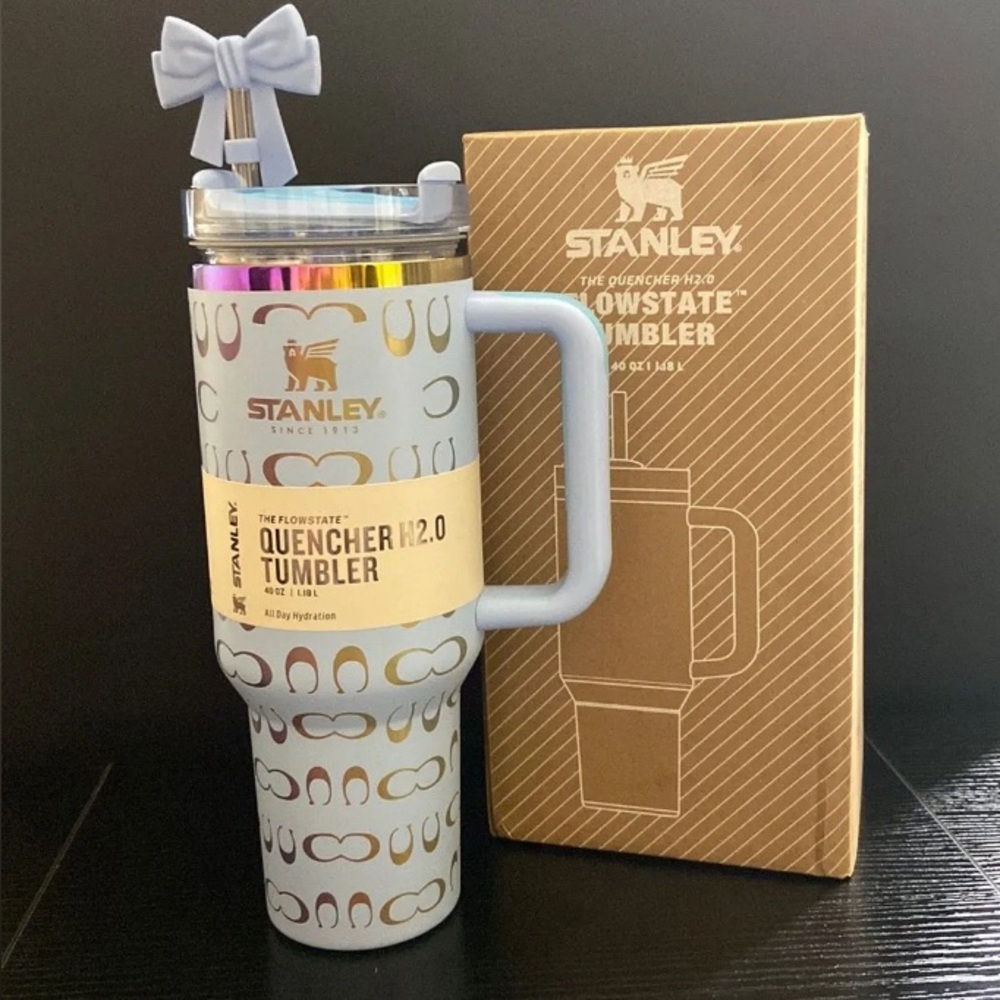 Stanley 40oz Tumbler with COACH laser etched design